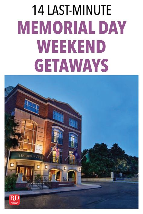 14 Last-Minute Memorial Day Weekend Getaways Memorial Day Weekend Trips, Things To Do On Memorial Day Weekend, Summer Weekend Getaway, Seattle Hotels, Piedmont Park, Virginia City, Memorial Weekend, Block Island, Memorial Day Weekend