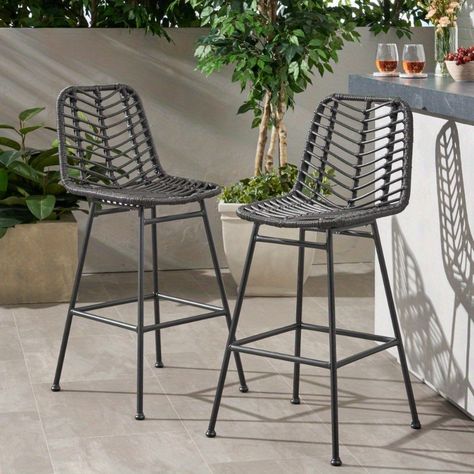 Faster shipping. Better service,Amazon,Tiktok,AliExpress Wicker Barstools, Rooftop Ideas, Rattan Bar, Rattan Bar Stools, Rattan Design, Outdoor Kitchen Bars, Outdoor Patio Bar, Patio Bar Stools, Backyard Bar