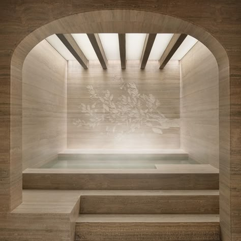 Luxury Spa Design, Roman Bath House, Hotel In Rome, Urban Hotels, Water Architecture, Plunge Pools, Six Senses, Roman Baths, Spa Inspiration