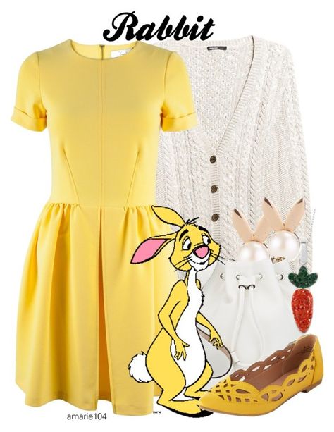 Rabbit Costume Women, Winnie The Pooh Rabbit, Disney Themed Outfits, Rabbit Costume, Character Inspired Outfits, Winnie The Pooh Friends, Fandom Fashion, Disney Inspired Outfits, Costume Women