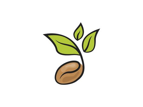 Seed Growing, Seed Drawing, Seed Logo Design, Nature Logo Design Ideas, Seed Logo, Sprout Logo, Daycare Logo, Logo Design Samples, Youth Logo