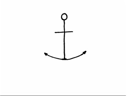 Simple anchor tattoo---just a few months @Alysha Schmidt Sionnach !!! Simple Anchor Tattoo, Wrist Tatoo, Pretty Lines, Simple Line Tattoo, One Line Tattoo, Anchor Tattoos, Hope Design, Anchor Tattoo, My Bad