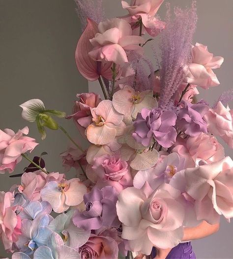 Bouquet Of Flowers, Pink And Purple, Vase, Purple, Flowers, Pink, On Instagram, Instagram