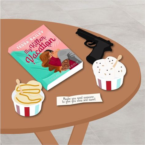 My Killer Vacation Vector Artwork My Killer Vacation Aesthetic, My Killer Vacation Tessa Bailey, Tessa Bailey Aesthetic, My Killer Vacation, Bailey Aesthetic, Tessa Bailey, Couples Inspiration, Book Couples, Small Leather Bag