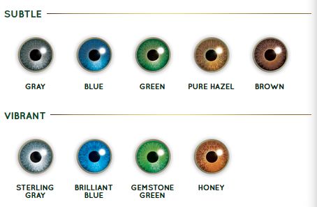 Guide to Air Optix Colors Contact Lenses Air Optix, Color Contacts, Contact Lens, Contact Lenses Colored, Colored Contacts, Contact Lenses, Brown And Grey, Blue Grey, Blue Green