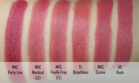 Mac Cosmo Lipstick Dupe | MAC Finally Free Lipstick (and MAC haul) | stash matters Mac Cosmo Lipstick, Mac Lipstick Swatches, Finally Free, Play Barbie, Be Curious, Lipstick Swatches, Mac Lipstick, Beauty Tutorials, New Release