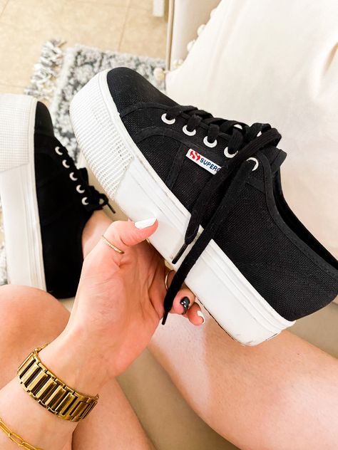 Summer sneakers Amazon Purchases, Superga Sneakers, Found On Amazon, Black 7, Top Pick, Superga Sneaker, Low Top, Top Sneakers, Socks