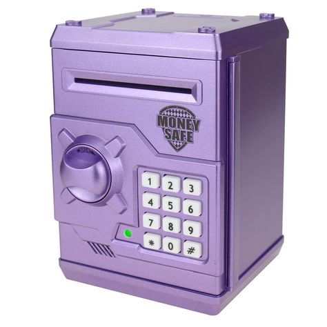 Safe For Money, Bank For Kids, Bank Safe, Money Saving Box, Bank Money, Money Safe, Play Money & Banking, Teen Money, Savings Box