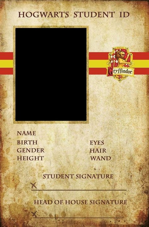 GRYFINNDOR STUDENT ID!! (not mine!!) Hogwarts Student Id, Hery Potter, Harry Potter Letter, Hogwarts Student, Harry Potter Scrapbook, Harry Potter Journal, Imprimibles Harry Potter, Citate Harry Potter, Cumpleaños Harry Potter