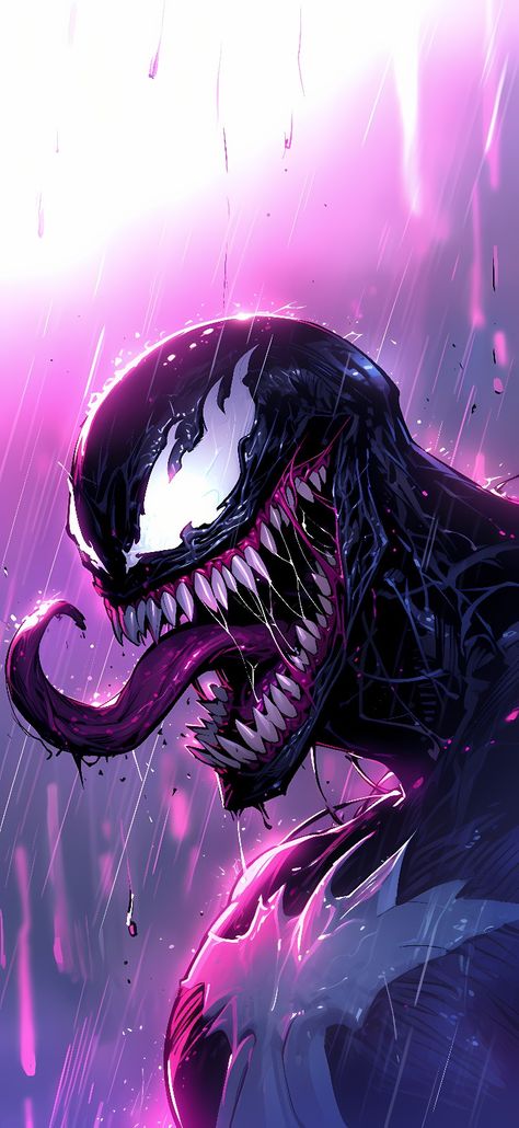 Symbionts Spider-man, Spider Man And Venom Wallpaper, Venom Comics Wallpaper, Spider Man Art Wallpaper, Marvel Art Wallpaper, Venom Wallpaper Iphone, Venom Pictures, Venom Wallpaper, Marvel Phone Wallpaper