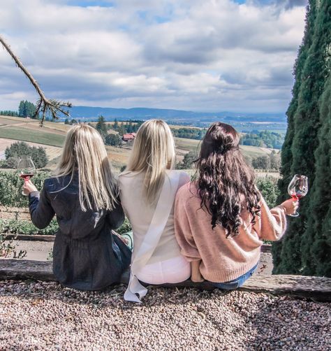 Bachelorette Weekend Itinerary: Willamette Valley, Oregon + Portland • The Perennial Style | Dallas Fashion Blogger Winery Bachelorette Party, Bachelorette Vibes, Willamette Valley Oregon, Oregon Wineries, Dallas Travel, Party Itinerary, Bachelorette Party Itinerary, Bachelorette Weekend Itinerary, Hood River Oregon