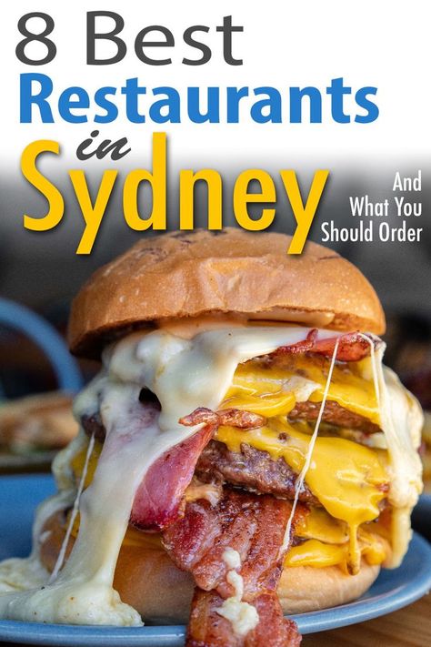 We've compiled the definitive list for what to eat in Sydney! Whether you're looking for the best restaurants in Sydney, or simply where to eat in Sydney close to where you're staying, check out our delicious list of must eat restaurants in Sydney! Sydney Australia Travel, Australia Itinerary, Sydney Travel, Australia Food, Sydney Restaurants, Sydney Food, Australia Travel Guide, Oceania Travel, Visit Australia