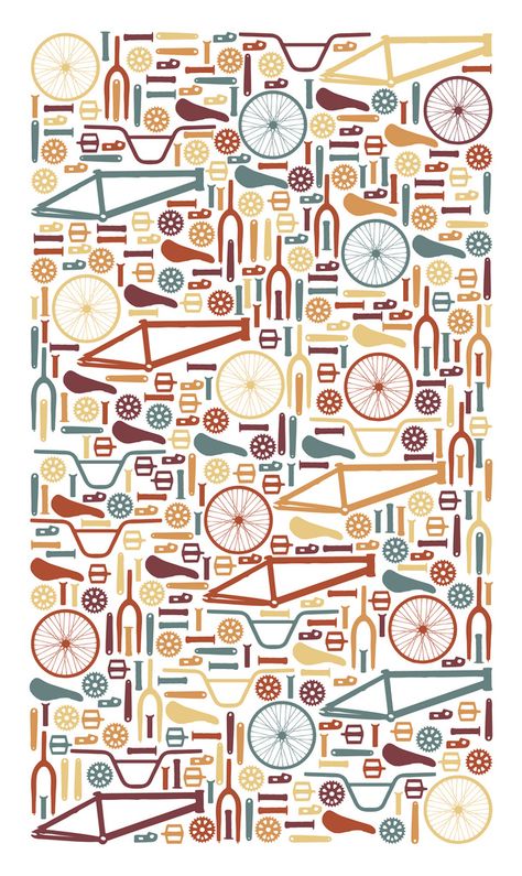 Bike Pattern, Giant Bikes, Cycling Posters, Bike Poster, Best Bike, Bmx Bike, I Want To Ride My Bicycle, Visual Language, Bicycle Art