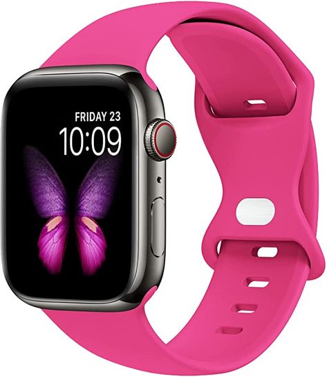 Preppy Wishlist, Apple Band, Pink Watch, Pink Apple, Fashion And Beauty Tips, Apple Watch Faces, 38mm Apple Watch Band, Family Fashion, Silicon Bands