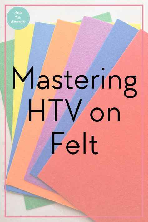 Mastering HTV on Felt: A Comprehensive Guide for Cricut Crafters - Craft with Cartwright Vinyl On Felt, Htv On Felt, Diy Giveaway, Unicorn Cross Stitch Pattern, Quick And Easy Crafts, Baby Unicorn, Cricut Machine, Etsy Instagram, Iron On Vinyl