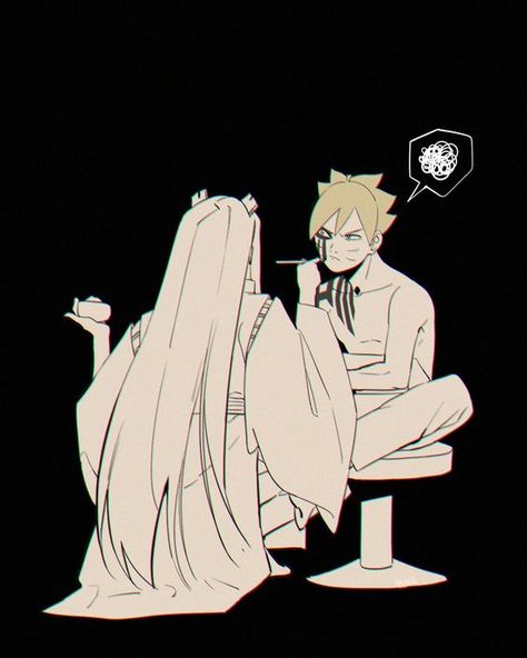 Boruto Fanart, Naruto Painting, Boruto X, Arte Do Kawaii, Boruto And Sarada, Boruto Characters, Boruto Next Generation, Uzumaki Boruto, Naruto Comic