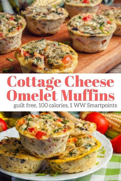 Protein Eggs With Cottage Cheese, Keto Recipe With Cottage Cheese, Spinach Cottage Cheese Egg Bake, Healthy Cottage Cheese Breakfast, Spike Seasoning, Breakfast Cottage Cheese, Weight Watchers Recipes With Points, Cottage Cheese Muffins, Cottage Cheese Recipes Healthy