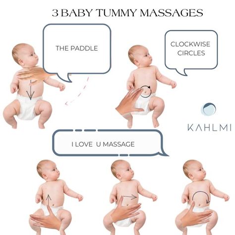 Kahlmi® on Instagram: "Belly massages are the best and most natural way to help baby digest food, absorb vital nutrients and relieve gas and constipation. Two times a day for 5 minutes each time is a great way to start a massage practice. Should baby not be completely ready or feeling cranky, wait 30 minutes and try again. ⠀⠀⠀⠀⠀⠀⠀⠀⠀ ⠀⠀⠀⠀⠀⠀⠀⠀⠀ #postpartumjourney #babies #newdad #positiveparenting #skintoskin #attachmentparenting #mindfulmama #zenmama #babymassage #infantmassage #productlaunch #ne Baby Belly Massage For Gas, Baby Massage For Constipation, Baby Massage For Gas, Baby Routines, Tummy Massage, Constipated Baby, Relieve Gas, Baby Routine, Tummy Ache