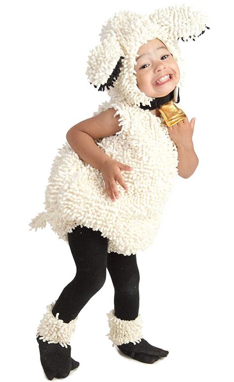 Baby Sheep Costume, Diy Sheep Costume, Sheep Costume, 3 People Costumes, Lamb Costume, Sheep Costumes, Nativity Costumes, Pig Costumes, Baby Kostüm