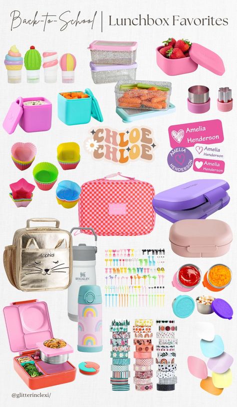 LUNCHBOX FAVORITES 🥪 It’s back-to-school season and I’m sharing a few of our favorite lunchboxes for kids, plus all of the fun accessories and the best inexpensive Amazon labels that hold up in the dishwasher! 🙌🏻 Bento Box Accessories, Lunchbox Organization, Bentgo Box, Dua List, Lunchbox For Kids, Lunch Accessories, Lunchbox Kids, Back To School Gifts For Kids, School Lunch Recipes