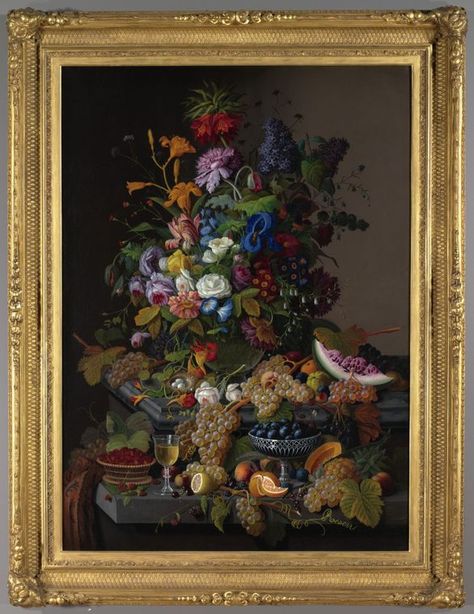 If you’ve ever wanted to take a magnifying glass to the masterpieces at the… Still Life With Flowers, Oil Painting Nature, Flower Paintings, Hur Man Målar, Design Toscano, Paintings Art Prints, Arte Floral, Frame Wall Decor, Floral Vintage