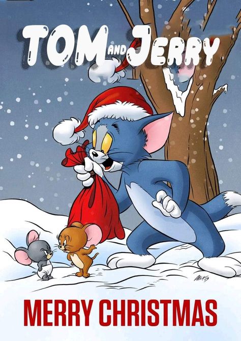 Bmw Christmas, Tom And Jerry Christmas, Fantasy Childhood, Tom And Jerry Gif, Tom And Jerry Photos, Jerry Wallpapers, Hannah Barbera, Tom And Jerry Pictures, Tom And Jerry Wallpapers