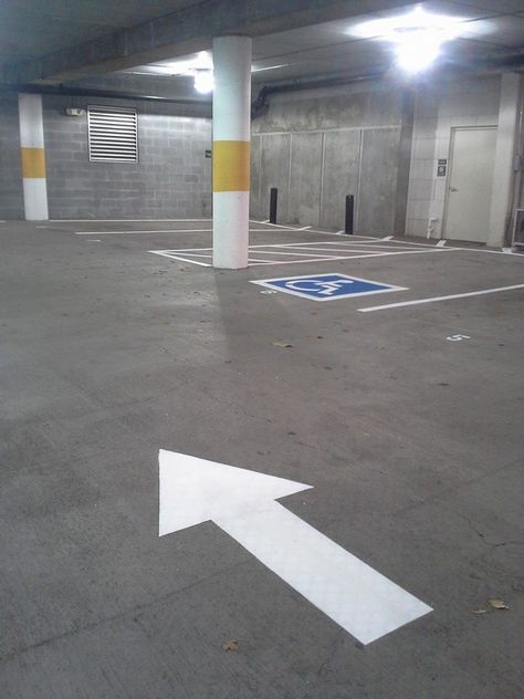 Parking Area Aesthetic, Garage Cleaning, Parking Lot Striping, Walk Up Apartment, Garage Paint, Park Signage, Hot Wheels Garage, Parking Area, Resort Villa