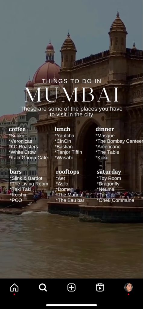 Bombay Captions, Mumbai Places To Visit, Countries I Want To Travel, Mumbai Bucket List, Bombay Aesthetic, Mumbai Travel Guide, Places To Visit In Mumbai, Mumbai Aesthetic, Mumbai Trip