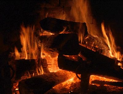 A cozy fire crackling in the fireplace. Fireplace Gif, Camp Fires, Snap Crackle Pop, Candle Fire, Norman Vincent Peale, Fire Burning, I Love Winter, Light My Fire, Cozy Fireplace