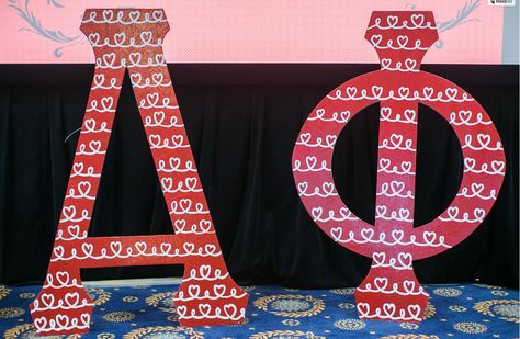 Heartbeat Red Dress Gala Alpha Phi, Alpha Phi Red Dress Gala, Alpha Phi Letters, Red Dress Gala, Gala Decor, Sorority Themes, Philanthropy Events, Gala Decorations, Dress Gala