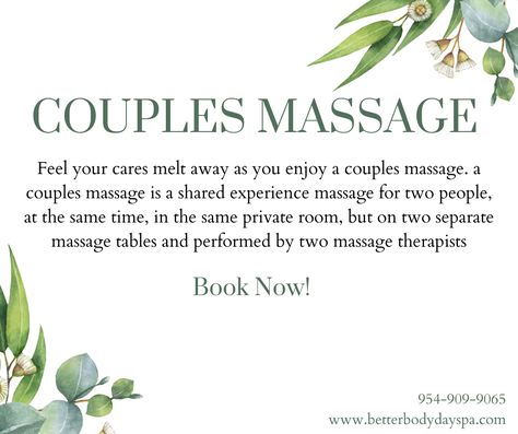 Couple Massage Quotes, Massage Therapy Quotes, Spa Quotes, Therapy Rooms, Float Therapy, Massage Therapy Rooms, Esthetician School, Massage Quotes, Therapy Business