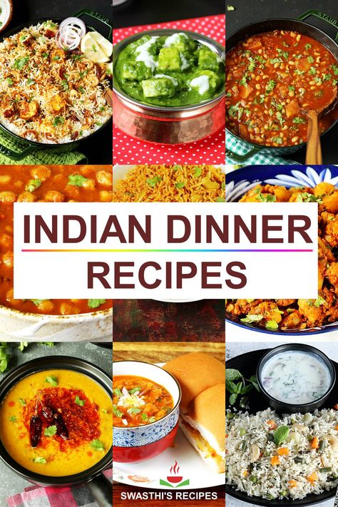 Indian Dinner Recipes & Ideas Dinner Ideas Indian, Dinner Recipes Indian, Healthy Dinner Recipes Indian, Indian Dinner Recipes, Curry Indian, Night Dinner Recipes, Indian Dinner, Resep Salad, Easy Chicken Breast