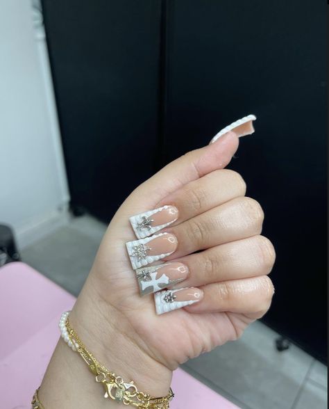 Duck Nails, Colored Acrylic Nails, French Tip Acrylic Nails, Short Square Acrylic Nails, Exotic Nails, Acrylic Nails Coffin Pink, Unique Acrylic Nails, Long Square Acrylic Nails, Bling Acrylic Nails