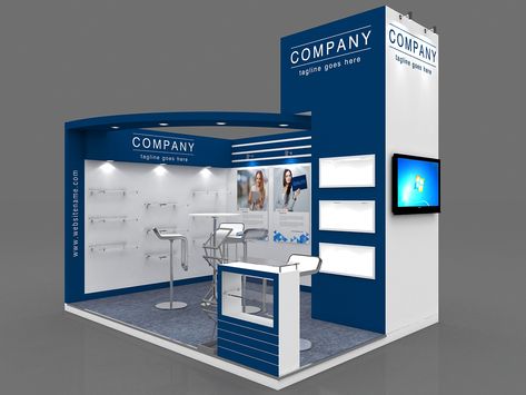 Exhibition Booth 3D Model - 4x3 mtr #AD #Booth, #Exhibition, #Model, #mtr Small Booth, Exhibition Stall Design, Stall Design, Exhibition Stall, Stall Designs, Exhibition Stand Design, Exhibition Booth Design, Design Stand, Exhibition Booth