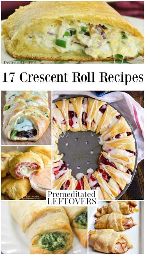 Savory Dinner Recipes, Crescent Dough Sheet Recipes, Crescent Dough Recipes, Easy Crescent Roll Recipes, Pillsbury Crescent Roll Recipes, Roll Dough Recipe, Crescent Roll Recipes Dinner, Recipes Using Crescent Rolls, Cooking Steak