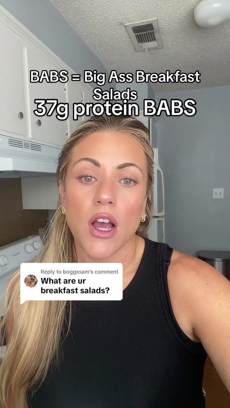 No Egg High Protein Breakfast, 40g Protein Breakfast, 75 Hotter, High Protein Breakfast Sandwich, High Protein Breakfast No Eggs, Adrenal Fatigue Recipes, 30g Protein Breakfast, Easy High Protein Breakfast, Salad Tiktok