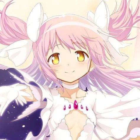 Madoka Kaname Icon, Pink Hair Pfp, Madoka Magica Madoka, Magica Madoka, Hair Pfp, Madoka Kaname, Madoka Magica, Pink Hair, Hair