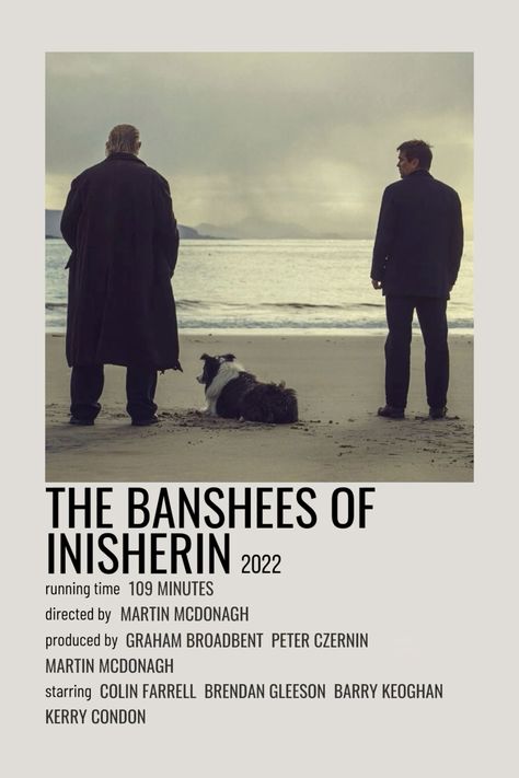 minimalist polaroid movie poster for the banshees of inisherin made by @tristaneichlin (me) Banshees Of Inisherin Poster, The Banshees Of Inisherin, Banshees Of Inisherin, Polaroid Movie Poster, Martin Mcdonagh, Brendan Gleeson, Print For Wall, Barry Keoghan, Film Posters Minimalist