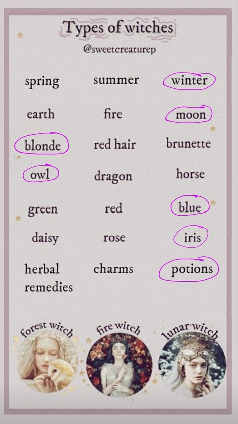 I got lunar witch from different types of witches Different Types Of Witches, Witch Guide, Blonde Witch, Types Of Witches, Fire Witch, Lunar Witch, Red Blonde Hair, Which Witch, Forest Witch