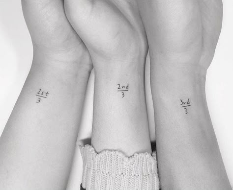 Sister Tats, Matching Bff Tattoos, Cute Tattoos On Wrist, Brother Sister Tattoo, Brother Tattoos, Sibling Tattoos, Sister Tattoo, Bff Tattoos, Friendship Tattoos