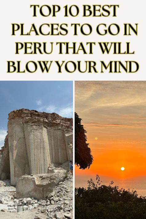 ✨ Ready to explore the best places to go in Peru? Our guide highlights the top 10 destinations that will leave you absolutely speechless. From the mystical ruins of Machu Picchu to the colorful streets of Cusco, these spots are a must-see on any traveler’s list. Get ready to experience Peru like never before! 🌍🏞️ Peru Road Trip, Peru Bucket List, Peru Itinerary, Trip To Peru, Travel Peru, Peru Travel Guide, Salkantay Trek, Ecuador Travel, Lake Titicaca