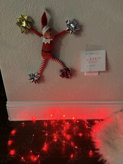 Elf On The Shelf Pet Ideas, Elf On Shelf Funny, Elf Is Back Ideas, Funny Elf On The Shelf, Elf On The Shelf Idea, Elf Ideas Easy, Awesome Elf On The Shelf Ideas, Elf Activities, Xmas Elf