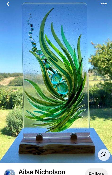 Glass Wall Art Panels, Fused Glass Supplies, Fused Glass Artist, Fused Glass Panel, Fused Glass Dishes, Fused Glass Wall Art, Glass Fusion Ideas, Fused Glass Artwork, Glass Fusing Projects