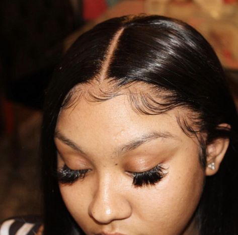 Edges Hair, Hair Silky, Remy Hair Wigs, Baby Hairs, Pinterest Hair, Hair Laid, Baddie Hairstyles, Silky Hair, Natural Hair Color