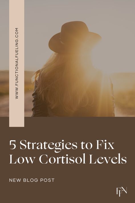 Learn strategies to help you fix low cortisol levels and improve your health Cortisol Diet, Low Cortisol Levels, Low Cortisol, Functional Nutrition, Simple Nutrition, Cortisol Levels, Adrenal Fatigue, Circadian Rhythm, Fix It