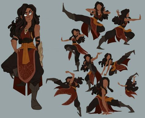 Pixie Design Character, Firebending Outfit, Fire Suit Design, Sun Kingdom, Female Monk, Fire Bender, Pencak Silat, Female Reference, Fire Nation