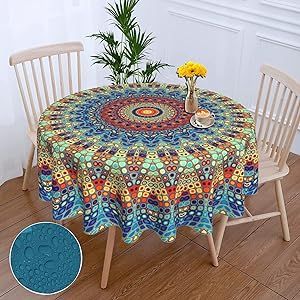 Outdoor Patio Party, Dining Table Buffet, Cloth Table Covers, Table Buffet, Circle Table, Picnic Decorations, Patio Party, Clear Images, Kitchen Dining Table