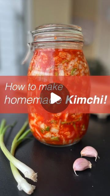 🍃J.R. Organics Farm🍃 on Instagram: "Check out this easy, delicious kimchi recipe from @drjoshlevitt 

“My very own, homemade Kimchi recipe! I love making this at home, and I hope you will too! Here's how to make it:

Ingredients:
- One medium Napa cabbage
- One medium daikon radish
- One bunch green onions
- 4 Tablespoons salt (don’t worry, most of it gets washed off)
- 1/3 cup Korean red pepper flakes
- One head Garlic (7-10 cloves)
- One thumb Ginger
- One teaspoon sugar
- 1/4 cup water
Equipment:
- Very Clean Cutting board
- Very Clean Chefs Knife
- Very Clean Mixing Bowl
- Very Clean Jar
- Latex or nitrile gloves
- Cheesecloth or paper towel
- Rubber Band

Instructions:
- Wash hands and all equipment with hot soapy water.
- Rinse cabbage and slice into quarters lengthwise.
- Cut the Red Cabbage Kimchi Recipe, Homemade Kimchi, Radish Kimchi, Csa Farm, Red Pepper Paste, Daikon Radish, Chefs Knife, Kimchi Recipe, Nitrile Gloves