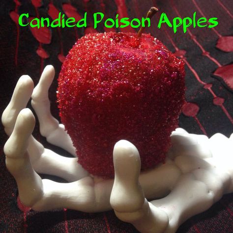 Picture of Candied Poison Apples Candied Apples, Fruit Aesthetic, Glitter Converse, Glitter Tip Nails, Poison Apple, Poison Apples, Food Contest, Edible Glitter, Red Food