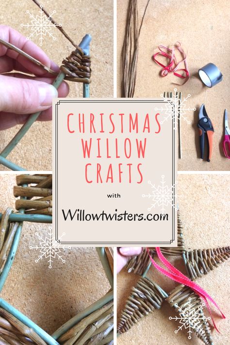 Willow Gifts, Willow Star, Willow Crafts, Willow Sculpture, Reindeer Diy, Willow Sticks, Twig Crafts, Stick Christmas Tree, Star Christmas Tree